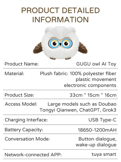 Smart AI Owl Toy – Fun, Learning & Real Interaction in One